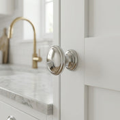 Knop 31 mm Nikkel