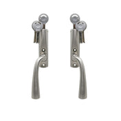 Lockable Espagnolette Handle Tyresö Satin Nickel
