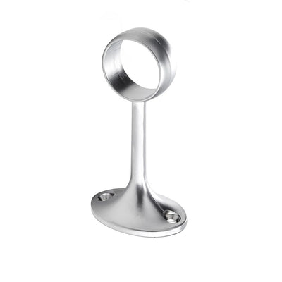 Tube Bracket Centre Bracket Satin Chrome 25mm