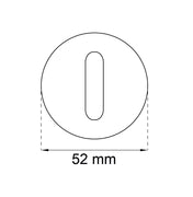 Key Escutcheon 2991-1 Stainless steel