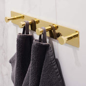 4-hook Malte Brass