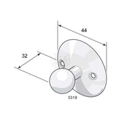 Drawer Knob Round Nickel