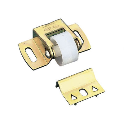 Roller Catch Yellow Zinc 2-Pack