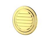 Ventilation Grille Brass Ø127mm
