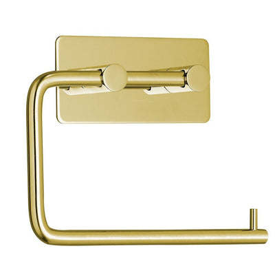 Toilet roll holder Brass Self-Adhesive