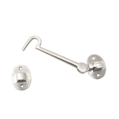 Throw Hook/Boat Hasp 100-150mm Satin Nickel