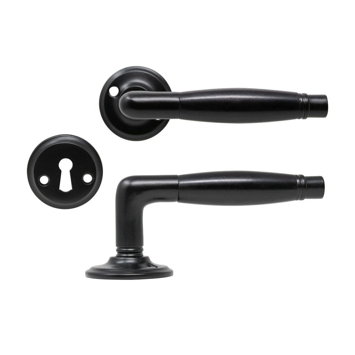 Door Handle Black Complete
