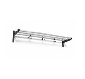 Nostalgi Hat Shelf Alu/Black 1 meter