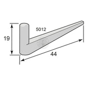 Casement Hook for Window Lock 5012 Unfinished Iron