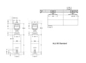 Roller set ALU 80