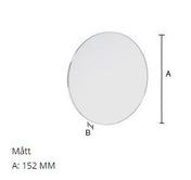 OUTLINE Self-Adhesive Mirror 150mm Chrome