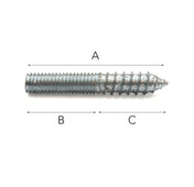 Screw Pin M4 - M10 Zinc