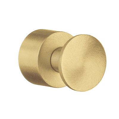 Single Hook 2-Pack Home Satin brass