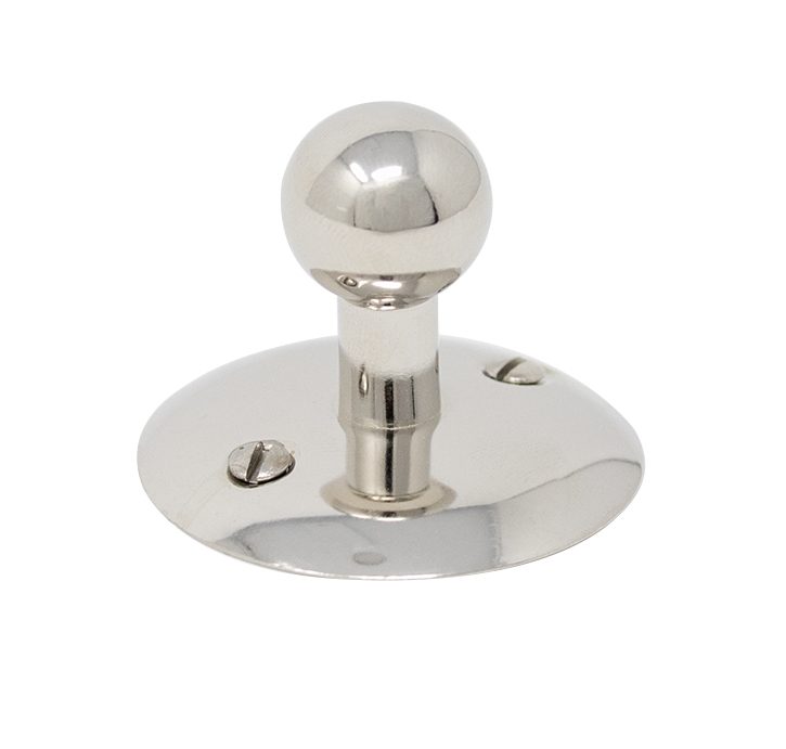 Lådknopp Rund Nickel