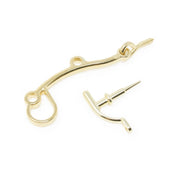 Cabin Hook Traditional Brass-plated