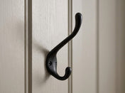 Hook with hat peg Lagan Black