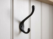 Hook with hat peg Lagan Black