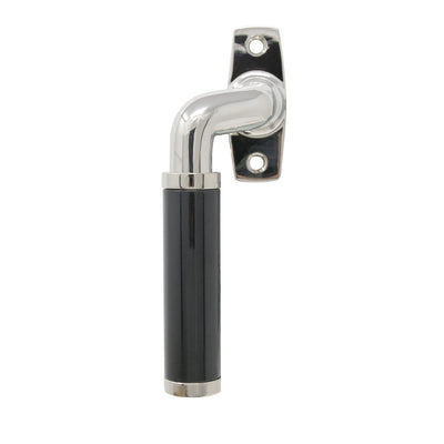 Fönsterhandtag Nickel/Svart