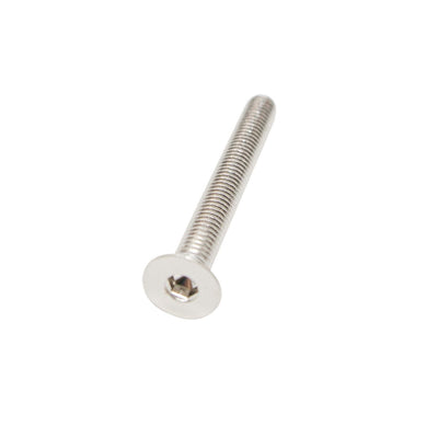 Furniture Screw Countersunk M6 50mm Nickel