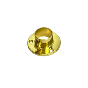 Tube Bracket Side Bracket 19mm Brass-plated