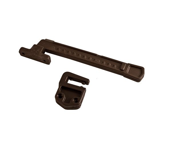 Ventilation Stay Inward-Opening Brown Plastic