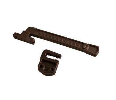 Ventilation Stay Inward-Opening Brown Plastic