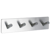 Self-Adhesive 4-hook Base 200 - Stainless steel