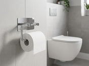 Self-Adhesive Toilet roll holder Base 200 - Chrome