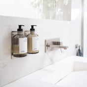 Self-Adhesive Soap-Pump Holder Base 200 - Stainless Steel