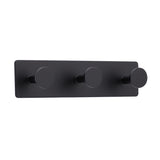 Self-Adhesive Triple Hook 210 Black