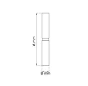Svetsgångjärn 180mm Obehandlat Järn 2-Pack