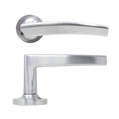 Door Handle Satin Chrome