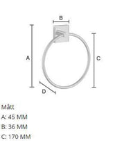 HOUSE Handdukshängare Ring Mässing