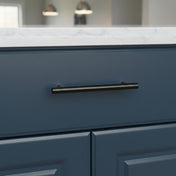 Handle Matteus 96-256 C/C Black Aluminium