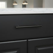 Handle Matteus 96-256 C/C Black Aluminium