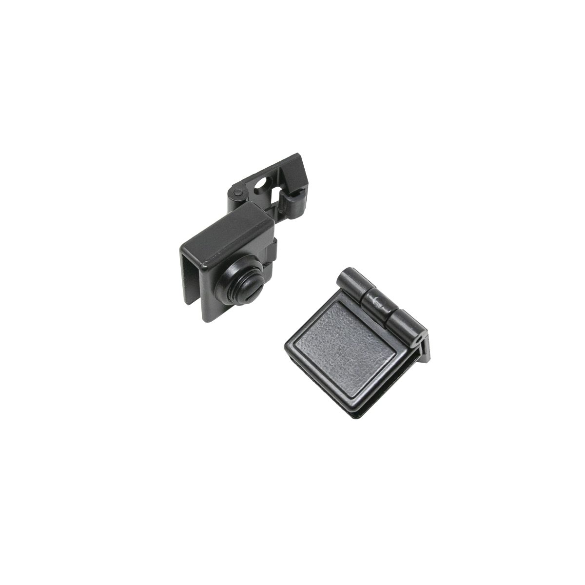 Glass Hinge 2-6mm Black