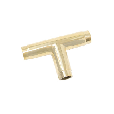 Tube Connector T-Connector Brass 25mm