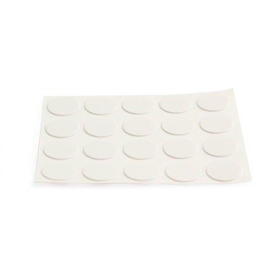 Täckbricka/Karmplugg 13mm Vit 20-Pack