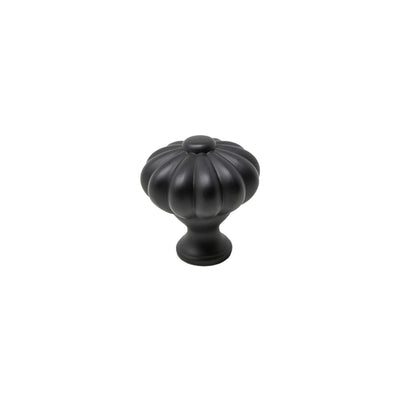 Knopp Flora 33mm Svart
