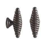 Knopp 65 mm OVAL Tennoxid