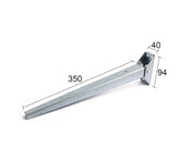 Portholder/Dørholder Zink