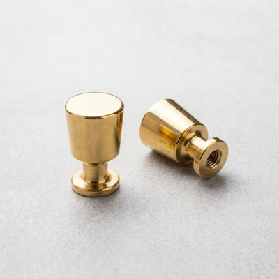 Knopp Mässing Lackad & Olackad 13 mm