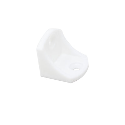 Möbelvinkel 22mm Vit Plast 4-Pack