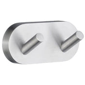 HOME Double Hook Satin Chrome