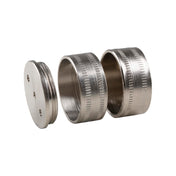 Tube Holders / Side Mounts 19mm Nickel 2-Pack