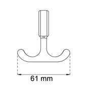 Shelf Hook 19-20mm Nickel-Plated
