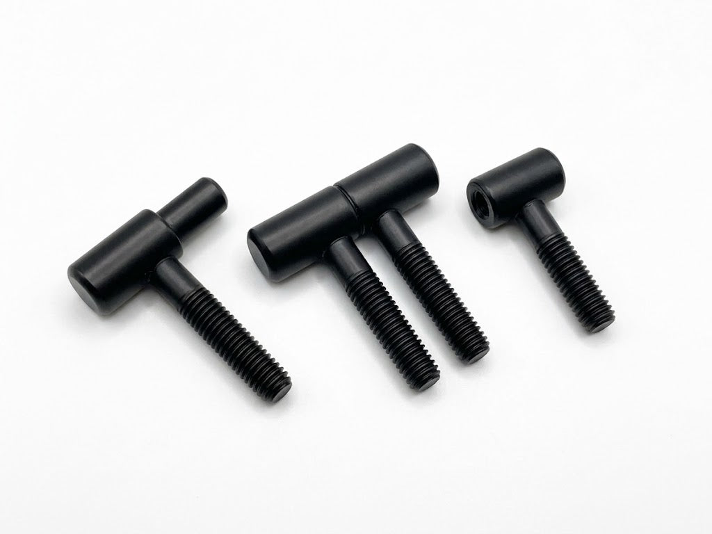 Pinngångjärn 7,5mm Matt Svart 2-pack