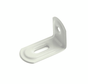 Møbelvinkel 40x25mm Hvit 4-Pakning