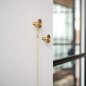 Single Hook Sture Satin brass