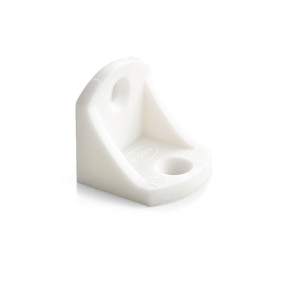 Møbelvinkel Hvid Plast 4-pak